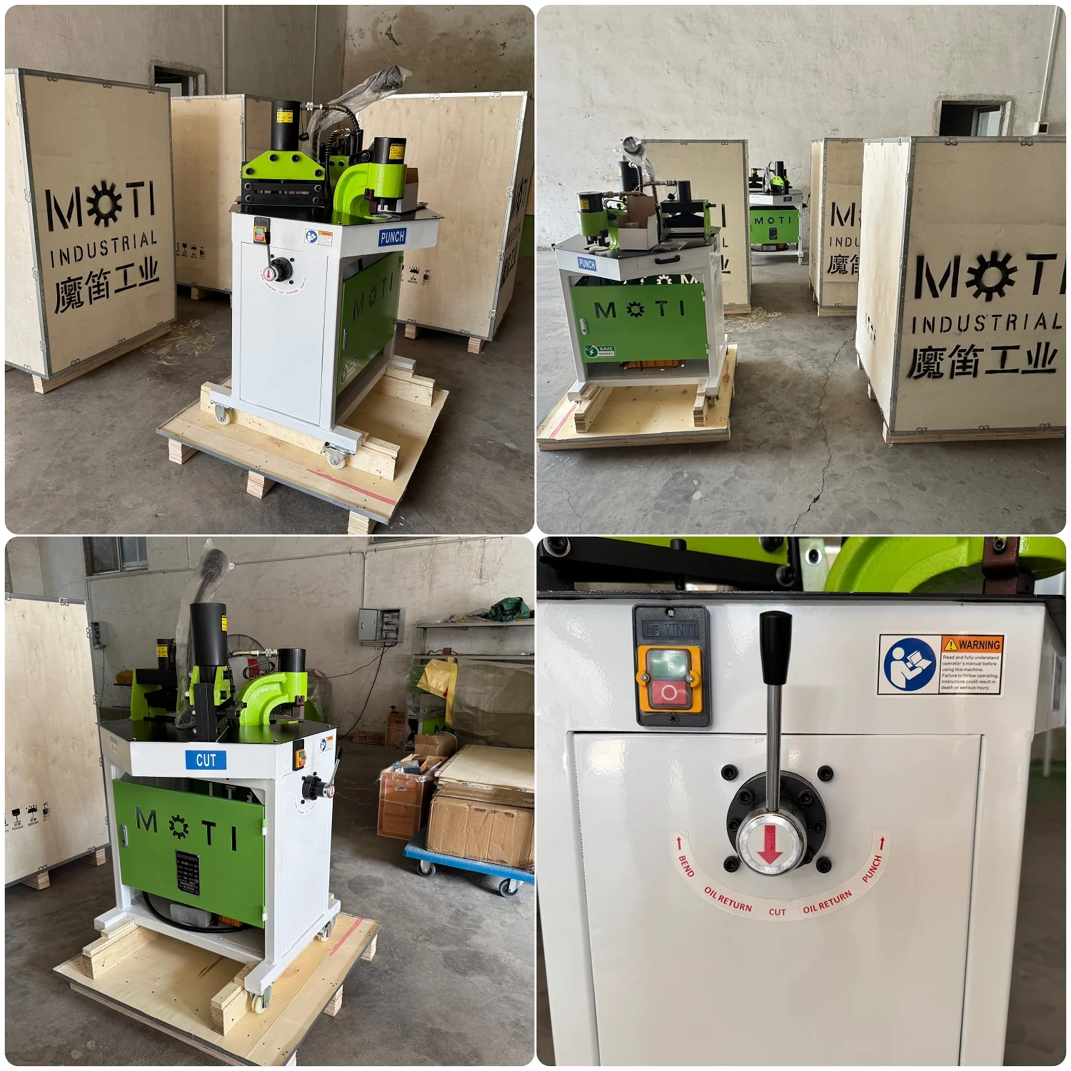 MOTI-200B machine, selector control and packing preparation for Australia.