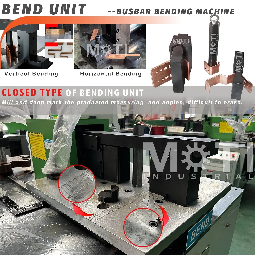 Closed bending station shown on the MOTI-30-3NC product page.