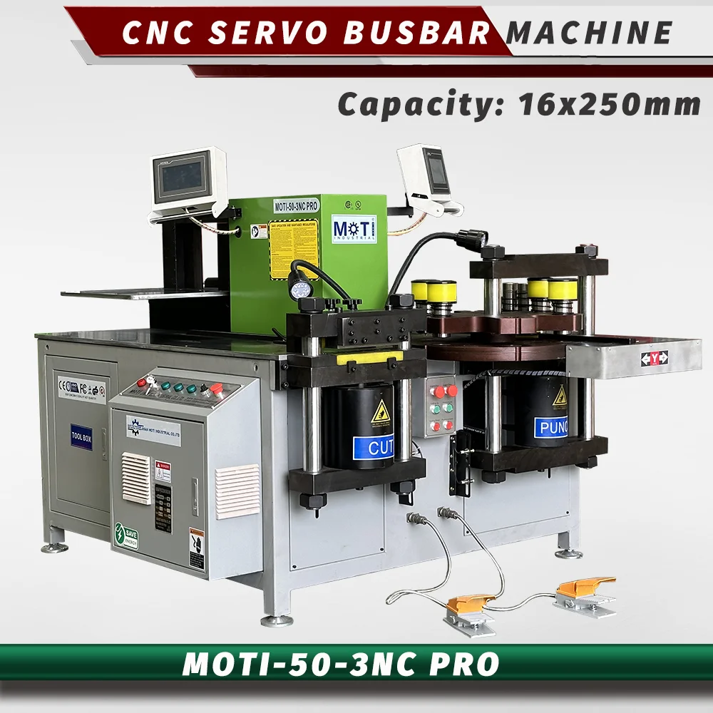 MOTI-50-3NC PRO busbar processing machine