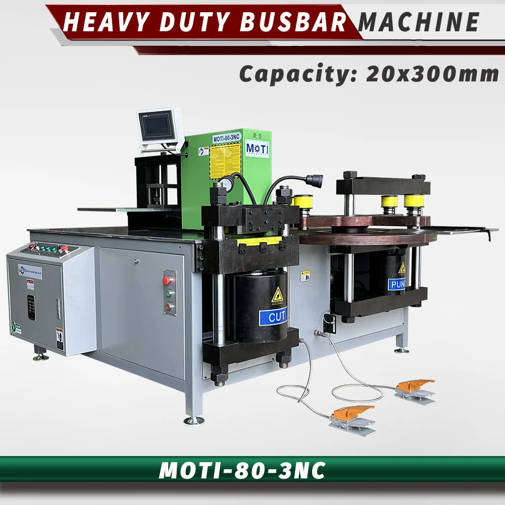MOTI-80-3NC busbar processing machine